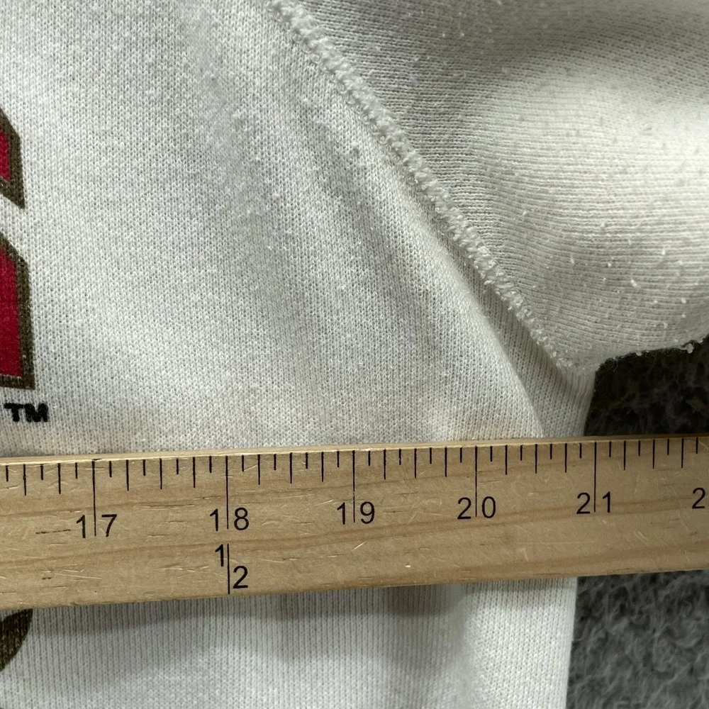 VTG Hanes SF 49ers Sweatshirt Mens Large Boxy Sportswear Streetwear 90s Football